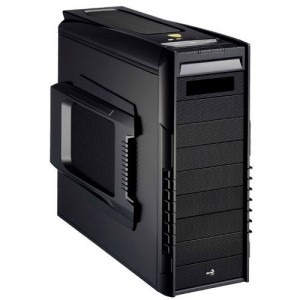 Sistem PC Gaming AeroCool VX-9 Pro, Intel Core i7-3770K pana la 3.90 GHz Turbo, 32 Gb RAM DDR3 1600 MHz, SSD 256 Gb, SSD 240 Gb, nVidia GeForce GTX 1050 Ti 4 Gb, DVI, Display Port, HDMI, Negru