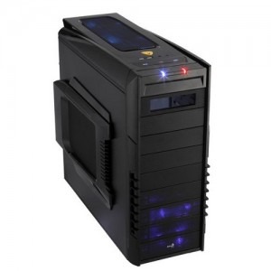 Sistem PC Gaming AeroCool VX-9 Pro, Intel Core i7-3770K pana la 3.90 GHz Turbo, 32 Gb RAM DDR3 1600 MHz, SSD 256 Gb, SSD 240 Gb, nVidia GeForce GTX 1050 Ti 4 Gb, DVI, Display Port, HDMI, Negru - imagine 3