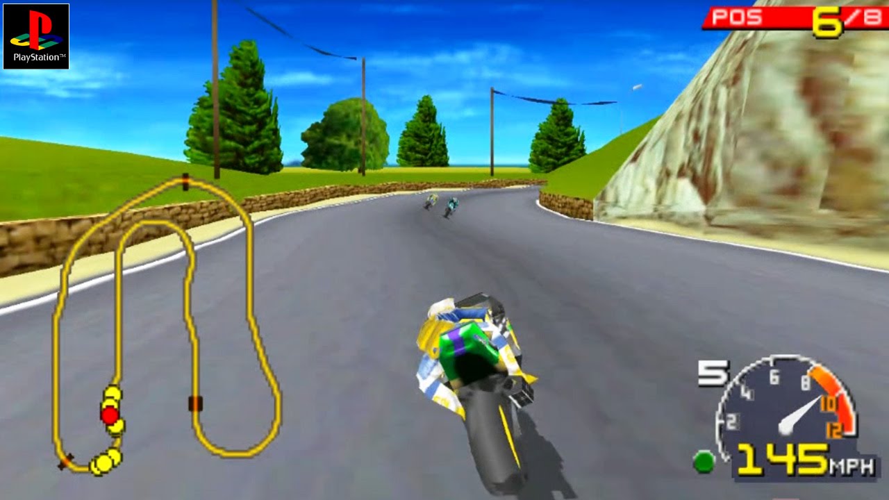 Moto Racer - Joc PS1(Franceza) - imagine 2