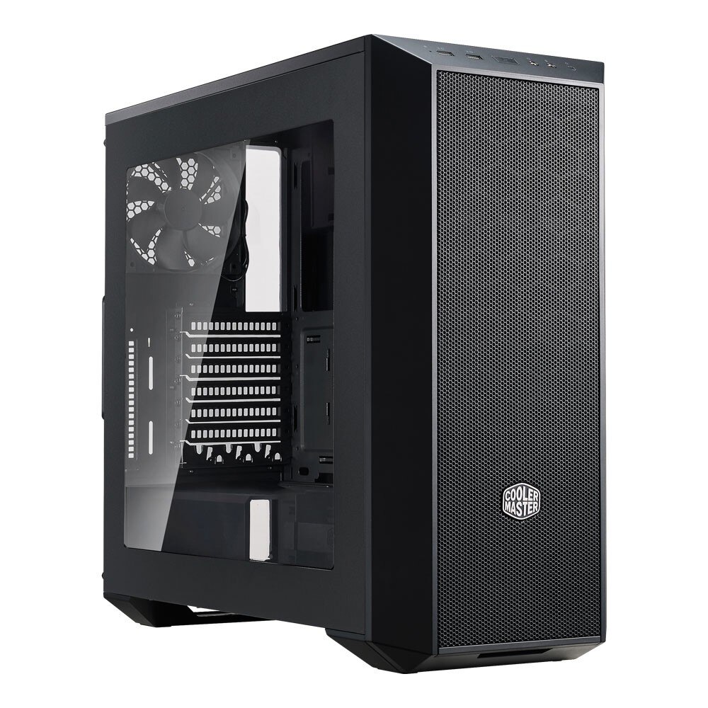 Sistem PC Gaming CoolMaster MasterBox 5, Intel Core i5-7600 pana la 4.10 GHz Turbo, 16 Gb RAM DDR4, SSD Samsung 850 Evo 250 Gb, HDD 1 Tb, nVidia GTX 1070 8 Gb, 2x Display Port, 2x HDMI, DVI, Negru