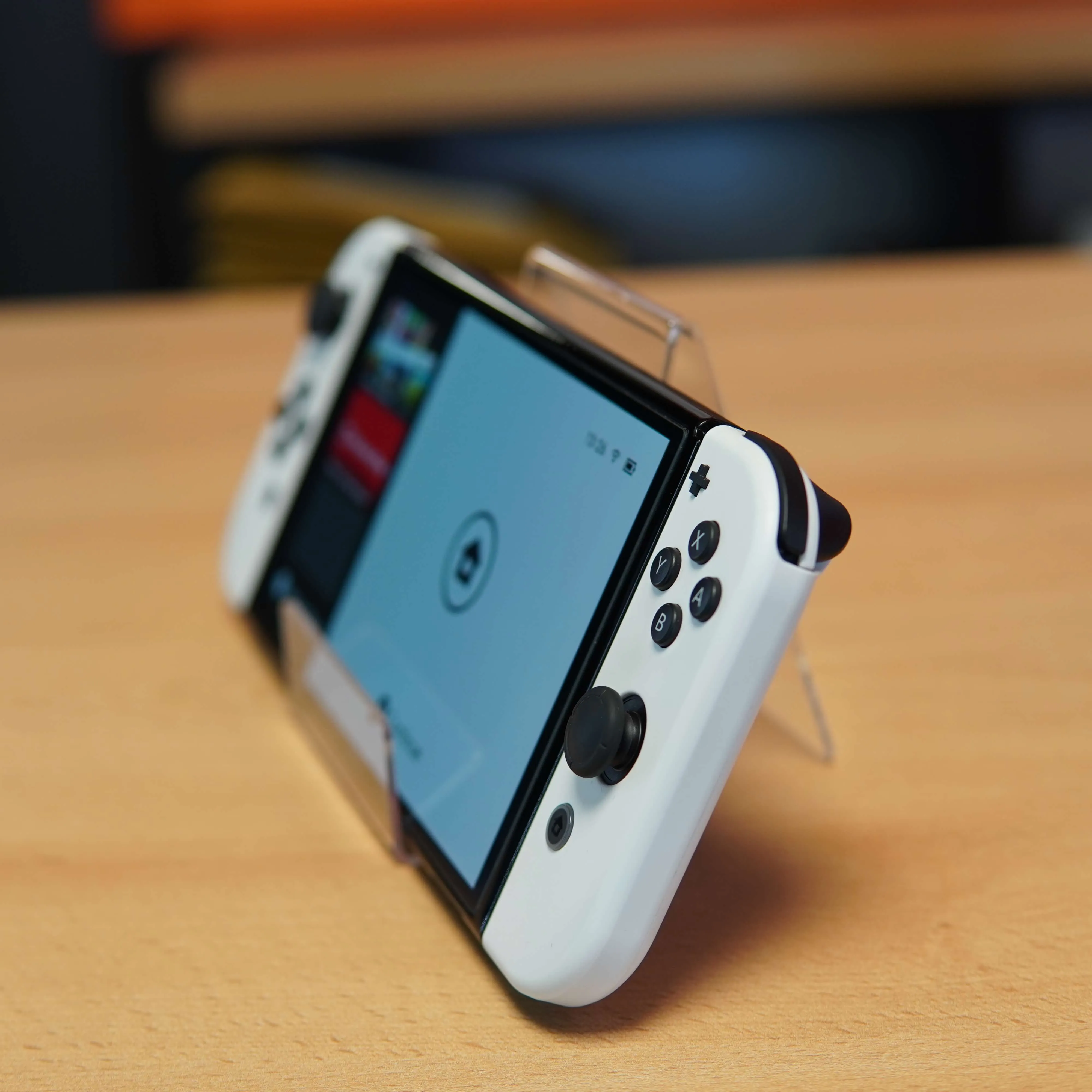 Consola Nintendo Switch Oled 64 GB, Alb + Card 256GB + Husa - imagine 7