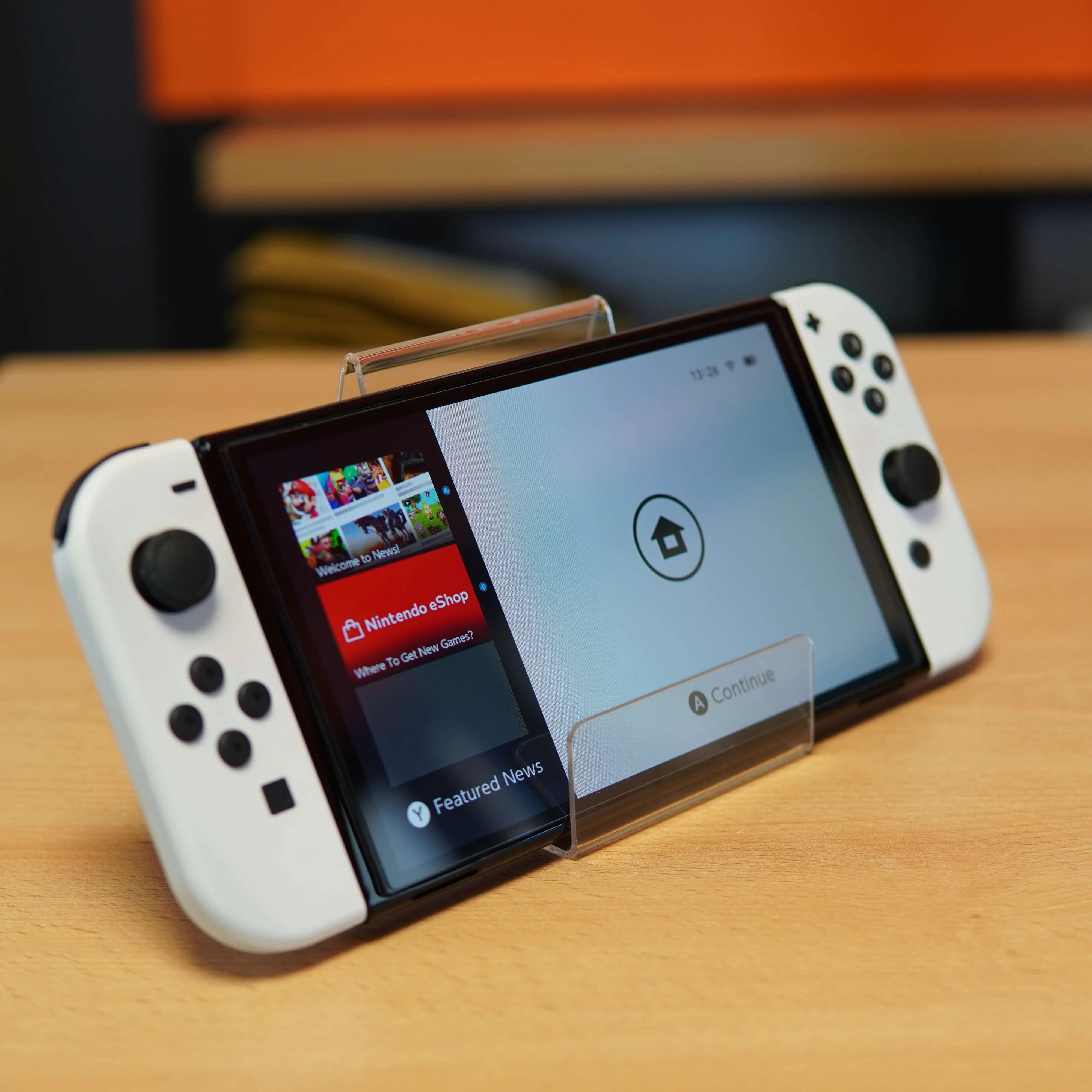 Consola Nintendo Switch Oled 64 GB, Alb + Card 256GB + Husa - imagine 6