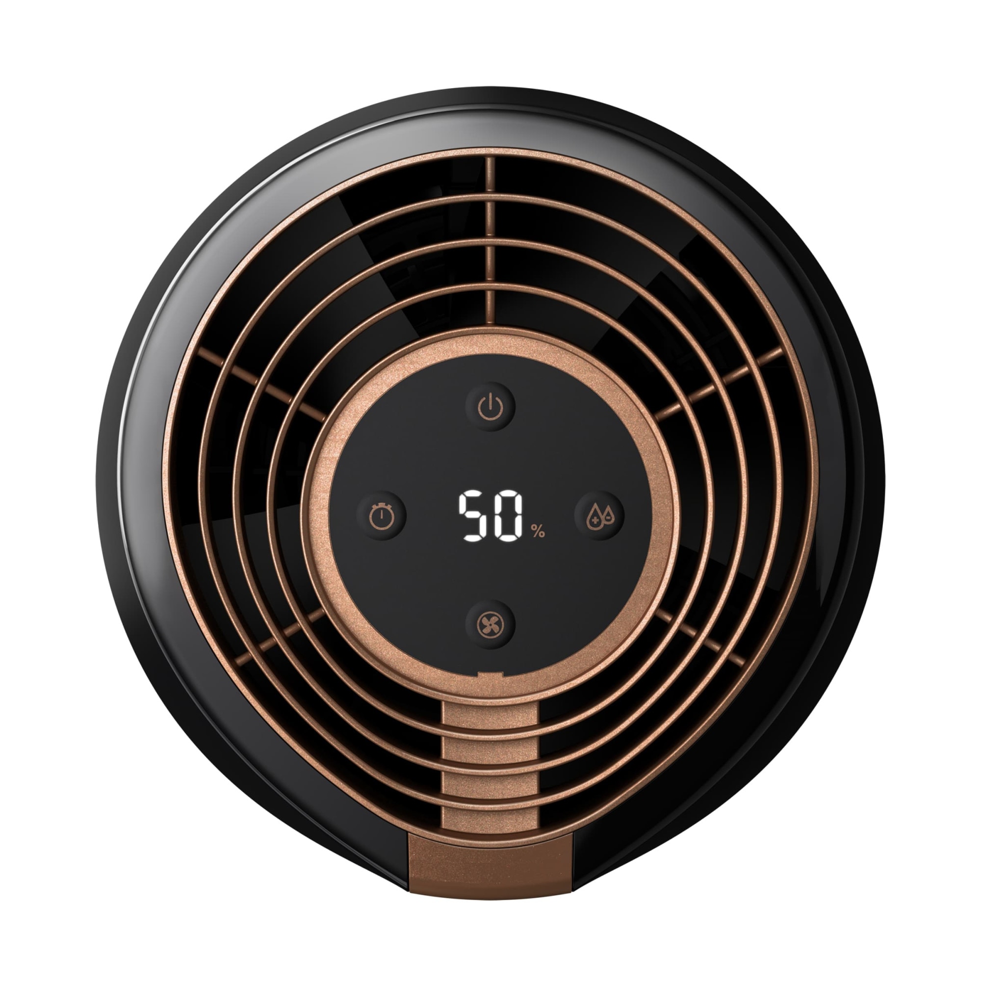 Umidificator Philips HU2718/10, seria 2000, acoperire de pana la 32 m², Rata de umidificare de 200 ml/h, Tehnologie NanoCloud, 3 viteze, 3 setari de umiditate (40%, 50% sau 60%), Auto & Sleep, rezervor 2L, Negru - imagine 3