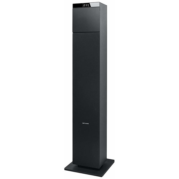 Sistem audio Tower Muse M-1325 BTC, Bluetooth, CD, AUX, FM, Telecomanda, Negru