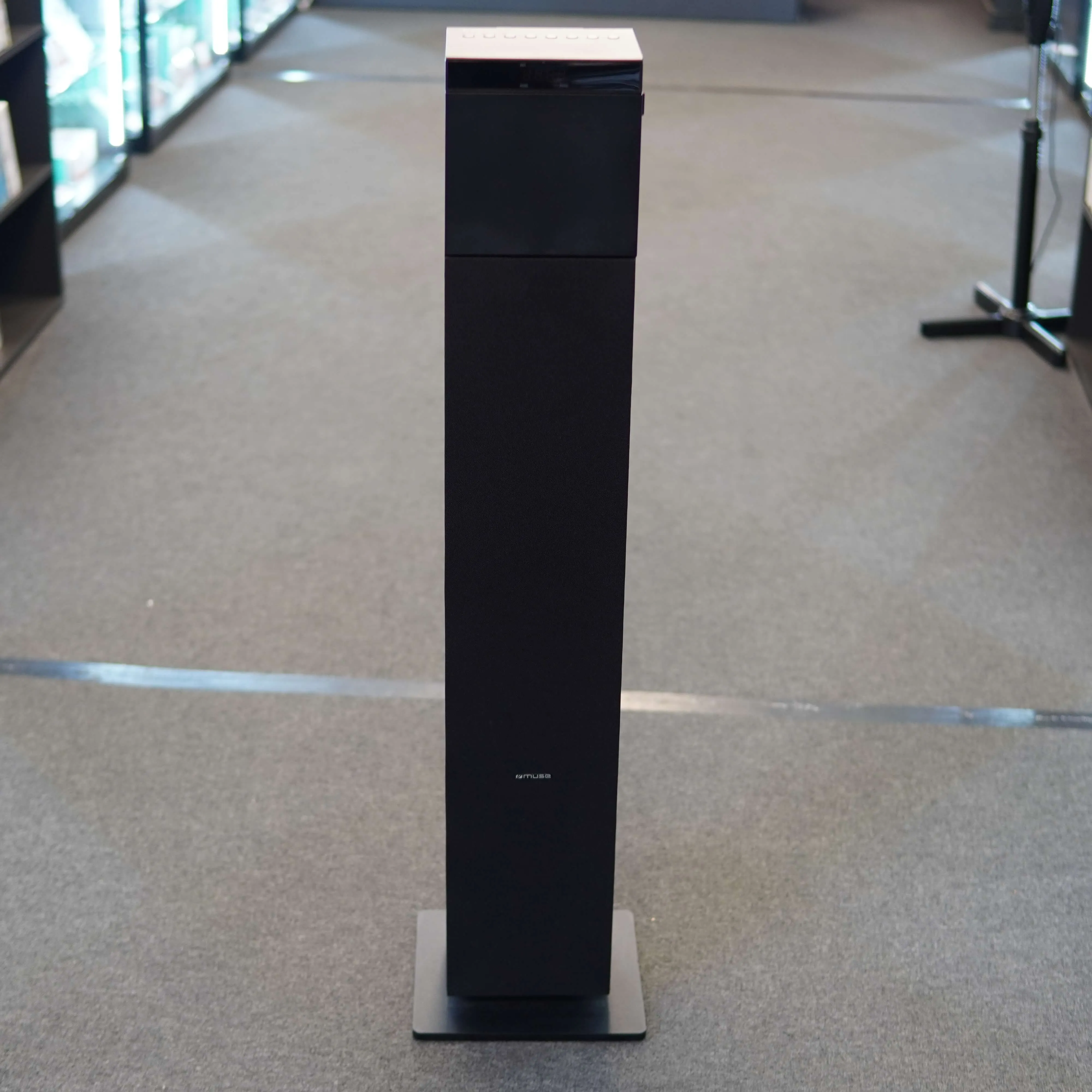 Sistem audio Tower Muse M-1325 BTC, Bluetooth, CD, AUX, FM, Telecomanda, Negru - imagine 2