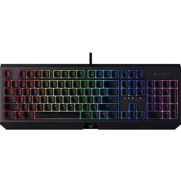 Tastatura mecanica gaming Razer BlackWidow 2019, layout US Int., Green Switch, Negru