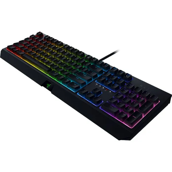 Tastatura mecanica gaming Razer BlackWidow 2019, layout US Int., Green Switch, Negru - imagine 2