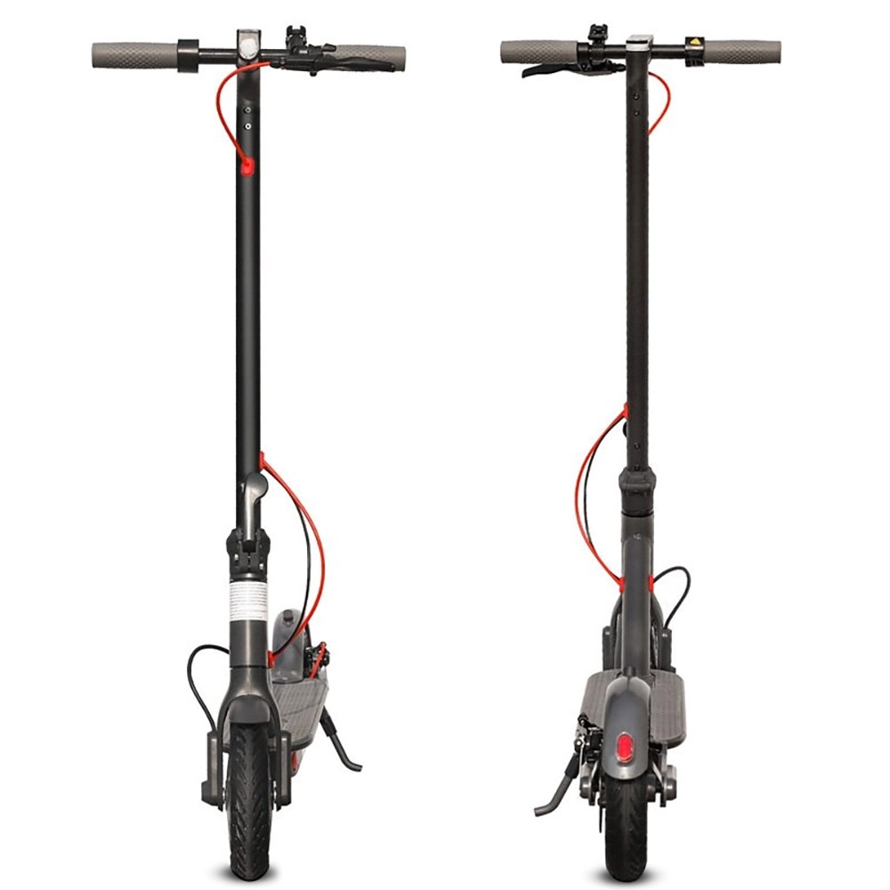 Trotineta electrica 365GO, Aovopro, Pliabila, 350 W, 31 km/h, Control prin Aplicatie, Roata 8.5 inch, Gri - imagine 2