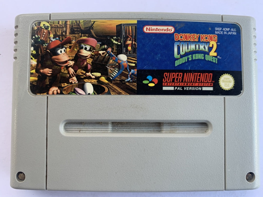 Donkey Kong Country 2 Diddy's Kong Quest - Fara Carcasa - Joc SNES