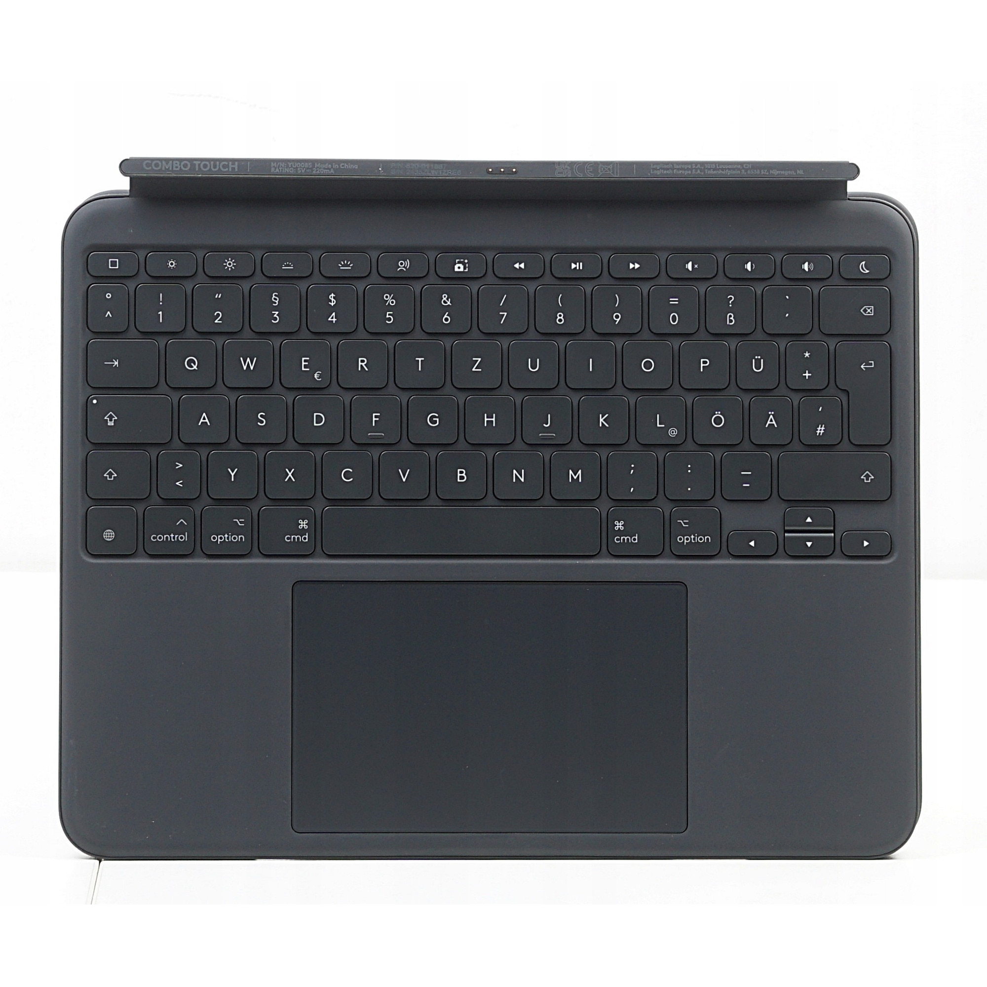 Tastatura Logitech Combo Touch pentru Apple iPad PRO 13 Inch M4/M5, Negru (QWERTZ) - imagine 2