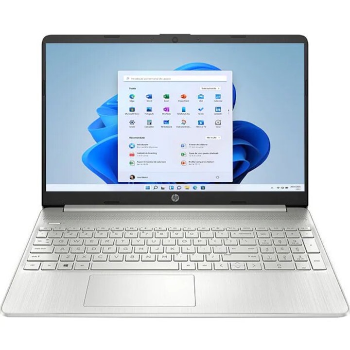 Laptop HP 15s-eq2056nq, Display 15.6 FHD, AMD Ryzen 5 5500U, 8 Gb RAM DDR4, 512 Gb SSD, AMD Radeon Graphics