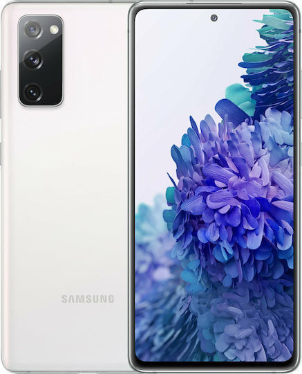 Samsung Galaxy S20 FE 5G 128 GB, Dual Sim, Burn Screen (Umbre roz pe ecran), Alb