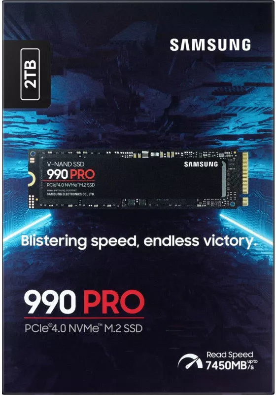 SSD Samsung 990 PRO 2TB PCI Express 4.0 x4 M.2 2280, MZ-V9P2T0BW