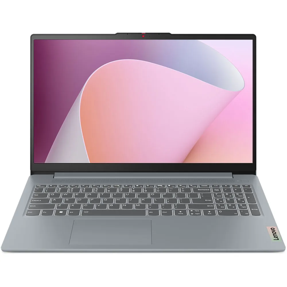 Laptop Lenovo IdeaPad Slim 3 15AMN8, Display 15.6 inch, FHD, Procesor AMD Ryzen 3 7320U 4.1GHz, 8Gb RAM LPDDR5, SSD 480 Gb, AMD Radeon 610M, Wi-Fi6, USB 3.2, USB-C, HDMI, SD Card Reader, Grey