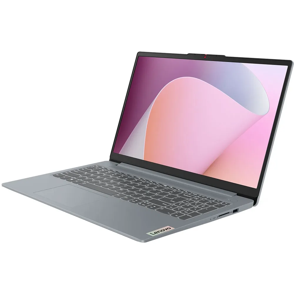Laptop Lenovo IdeaPad Slim 3 15AMN8, Display 15.6 inch, FHD, Procesor AMD Ryzen 3 7320U 4.1GHz, 8Gb RAM LPDDR5, SSD 480 Gb, AMD Radeon 610M, Wi-Fi6, USB 3.2, USB-C, HDMI, SD Card Reader, Grey - imagine 2
