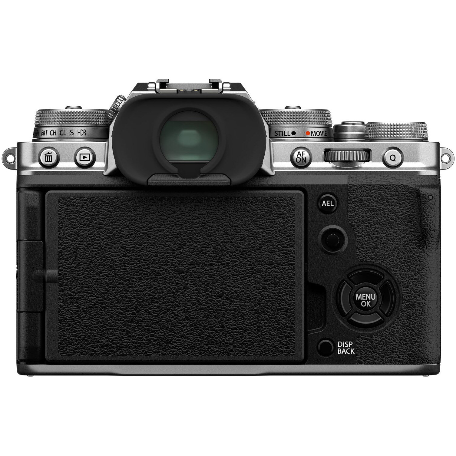 Aparat foto mirrorless Fujifilm X-T4, Senzor APS-C 26.1 MP, Stabilizare IBIS 5 axe, Filmare 4K 60p, Ecran articulat, Negru/Argintiu - imagine 3