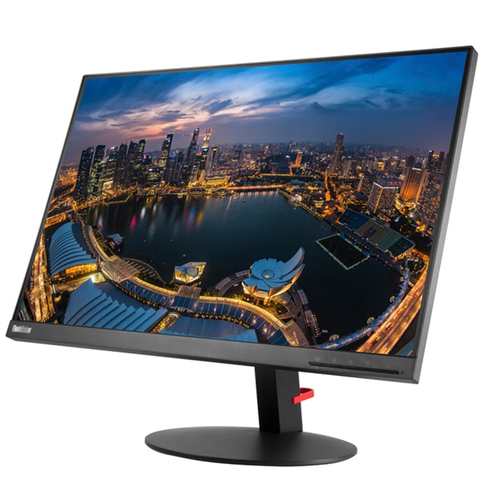 Monitor LED IPS Lenovo ThinkVision T23D-10, 22.5 inch Full HD+, 16:9, Wide, 6ms, Display Port, HDMI, VGA, 15W, 2-3 ZGARIETURI PE DISPLAY