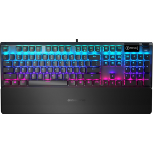 Tastatura Gaming SteelSeries Apex 5, Hybrid Mechanical, RGB, Display OLED, Black