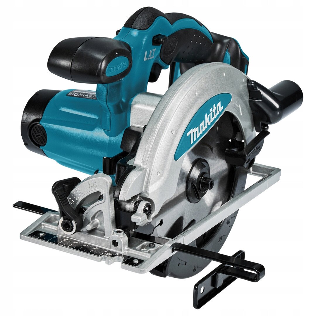 Fierastrau Circular Cu Acumulator Makita DSS610, 18 V LXT, Disc 165 mm, 3700 RPM, Adancime Taiere 57 mm La 90 Grade, LED, Cu Acumulator Makita BL1815N 18 V 1.5 Ah - imagine 2
