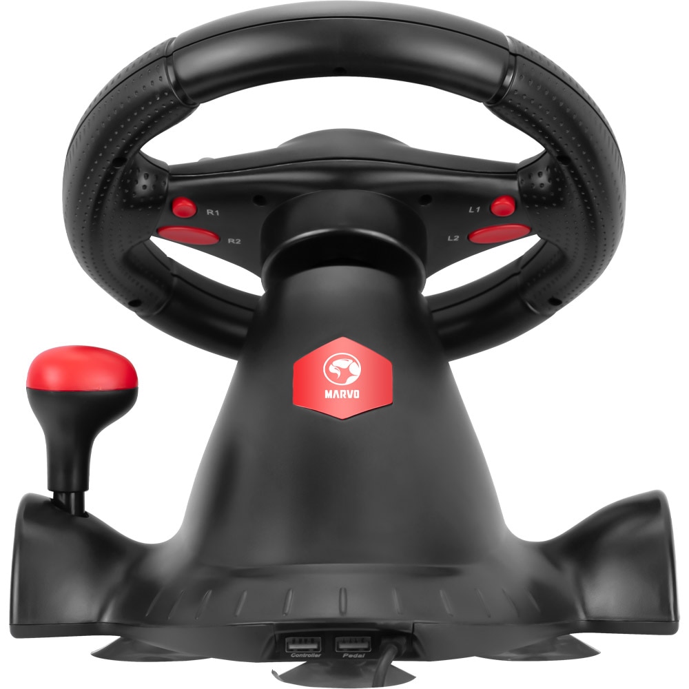 Volan Marvo GT-903 compatibil cu PS4/PS3/PC/Xbox One/Xbox 360/Android - imagine 2