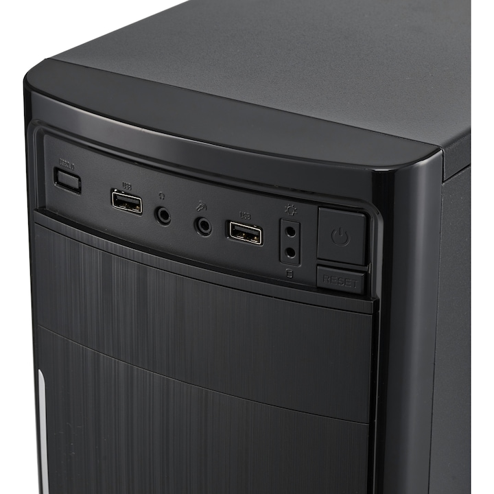 Unitate PC Office Serioux, Intel Core i5-12600 3.3 GHz - 4.8 GHz, 16 Gb DDR4 2400 MHz, SSD M.2 NVMe 512 Gb, Intel UHD Graphics 770, Placa De Baza Gigabyte H610M K DDR4, Sursa Serioux SRX-450W12CM 450 W, Black