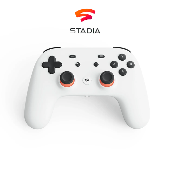 Controller Wireless Google Stadia, Bluetooth / USB-C, White