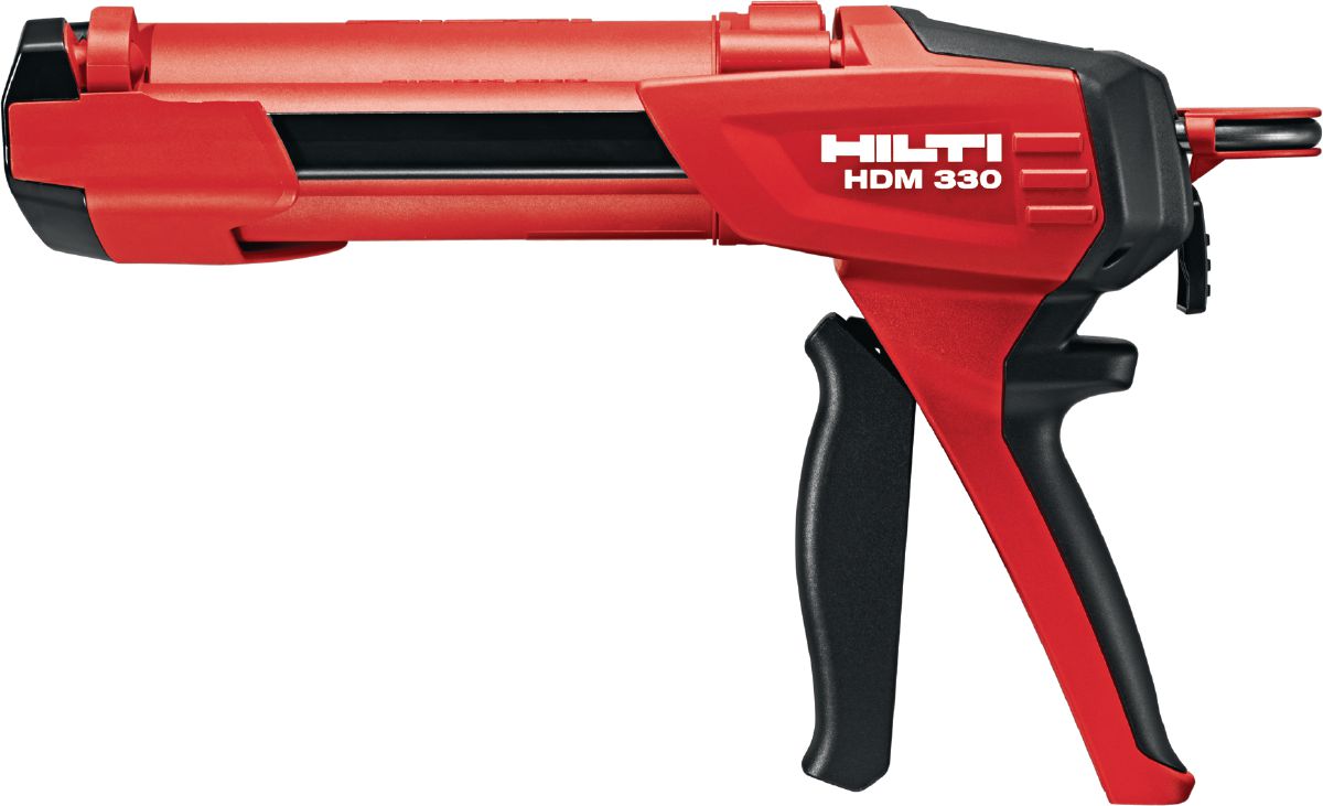 Dispenser Manual pentru Ancora Chimica Hilti HDM 330, pentru Cartuse 330 ml, Valiza si Accesorii, Red / Black