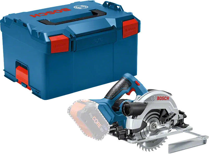Fierastrau Circular Bosch Professional GKS 18V-57 G, 18V, Disc 165 mm, 3400 RPM, Adancime de Taiere 57 mm, L-BOXX, Blue