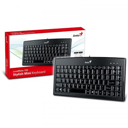 Tastatura Compacta Genius LuxeMate 100, USB, Black - imagine 2