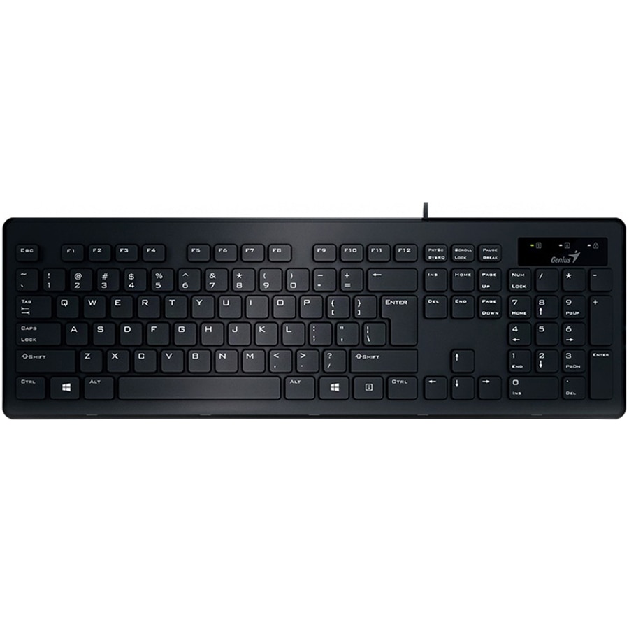 Tastatura Multimedia Genius SlimStar 130, USB, Black