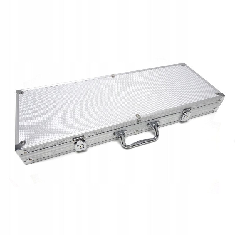 Set Poker 500 Jetoane, 2 Seturi Carti, 5 Zaruri, Jeton Dealer, Valiza de Aluminiu - imagine 2