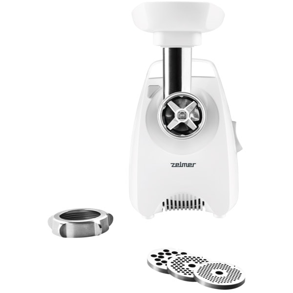 Masina de Tocat Carne Zelmer ZMM4282W, 1900W, 2.5 kg/min, Accesorii Incluse, White - imagine 2