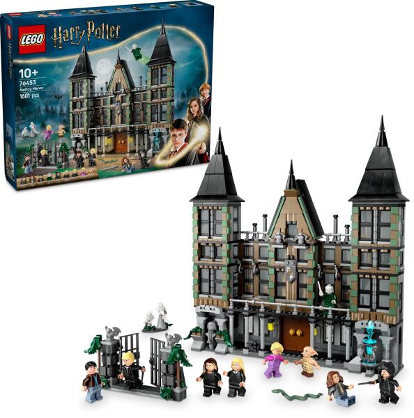 LEGO Harry Potter Malfoy Manor 76453, 1601 Piese, 10+ - imagine 2