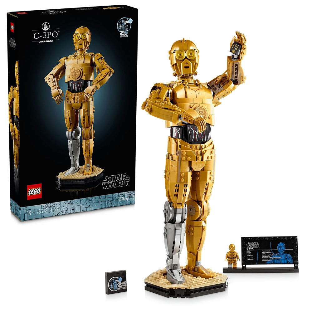 LEGO Star Wars C-3PO 75398, 1138 Piese, 18+ - imagine 2