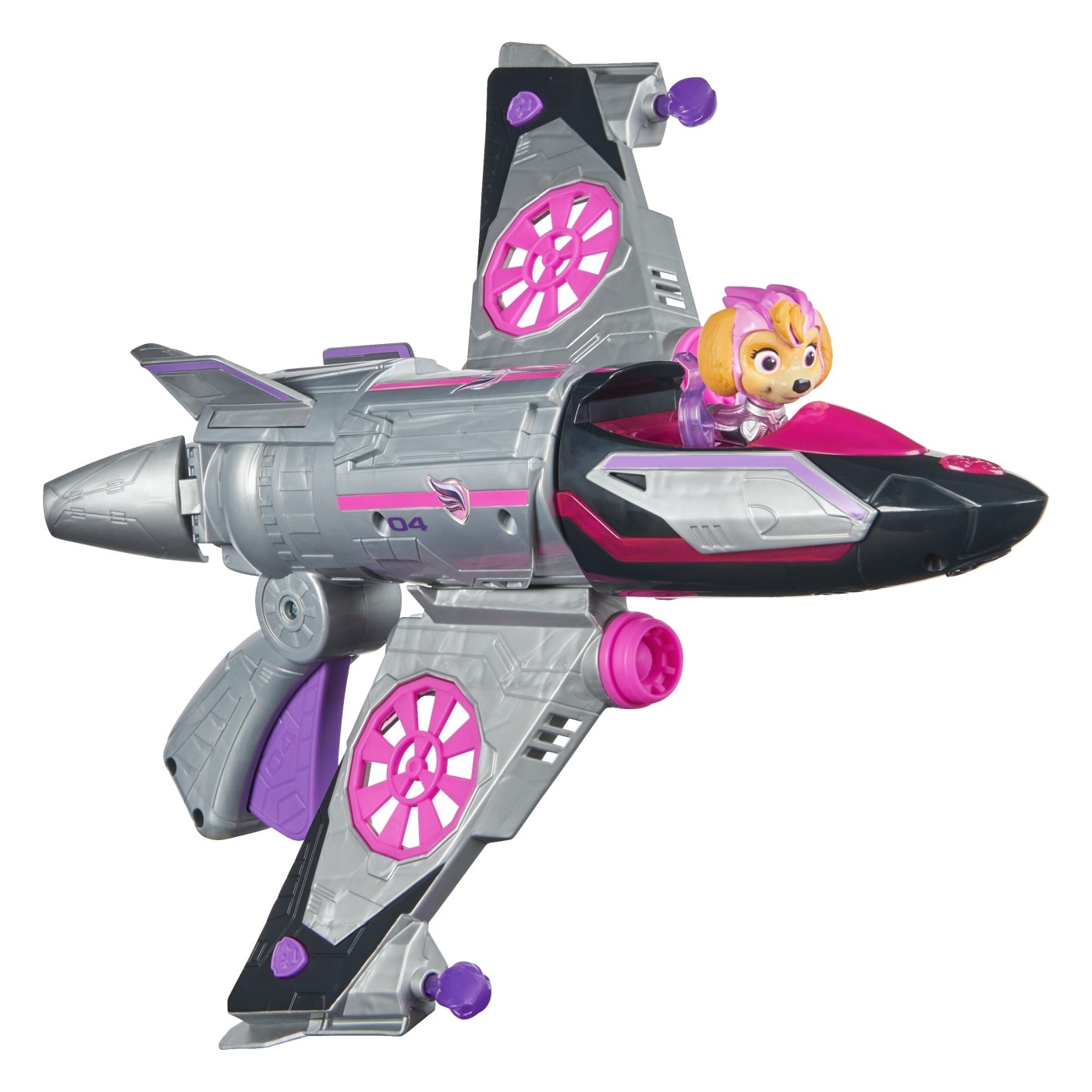 Vehicul Paw Patrol - Mighty Movie, Skye Mighty Movie Jet