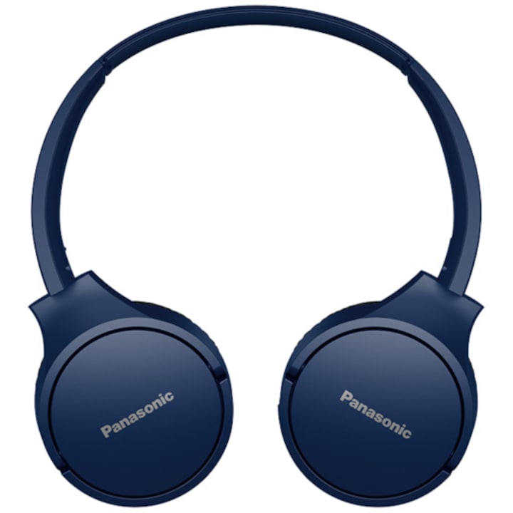 Casti Wireless Panasonic RB-HF420B, Bluetooth, Autonomie pana la 50 Ore, Difuzoare 30 mm, Blue