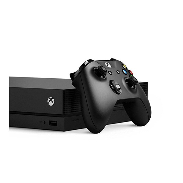 Consola Microsoft Xbox One X 1 T + 2 Controllere Black - imagine 5