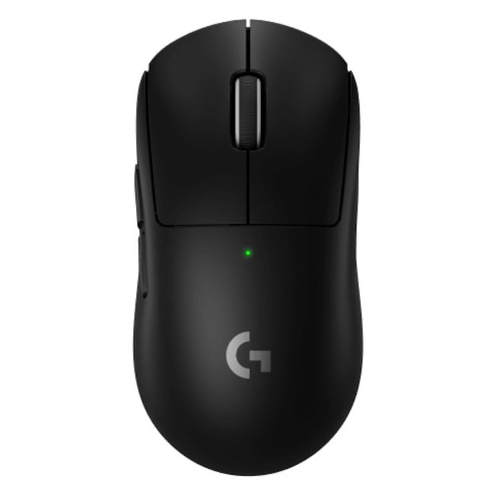 Mouse gaming wireless Logitech Pro X Superlight 2, 60g, 32000 dpi, 500 IPS, 5 Butoane, Negru