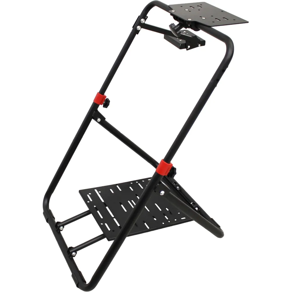 Stand volan gaming Myria MG7424, Dimensiuni 56 x 78 x 86, Negru - imagine 2