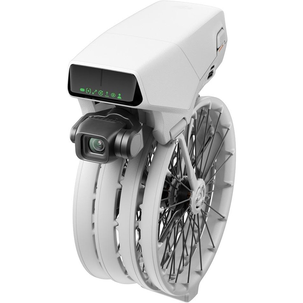 Drona DJI Flip Fly More Combo, DJI RC 2, 4K/60 fps HDR, 48 Mpm, Autonomie timp de zbor 31 min, Viteza 12-16 m/s, 249g, Alb - imagine 2