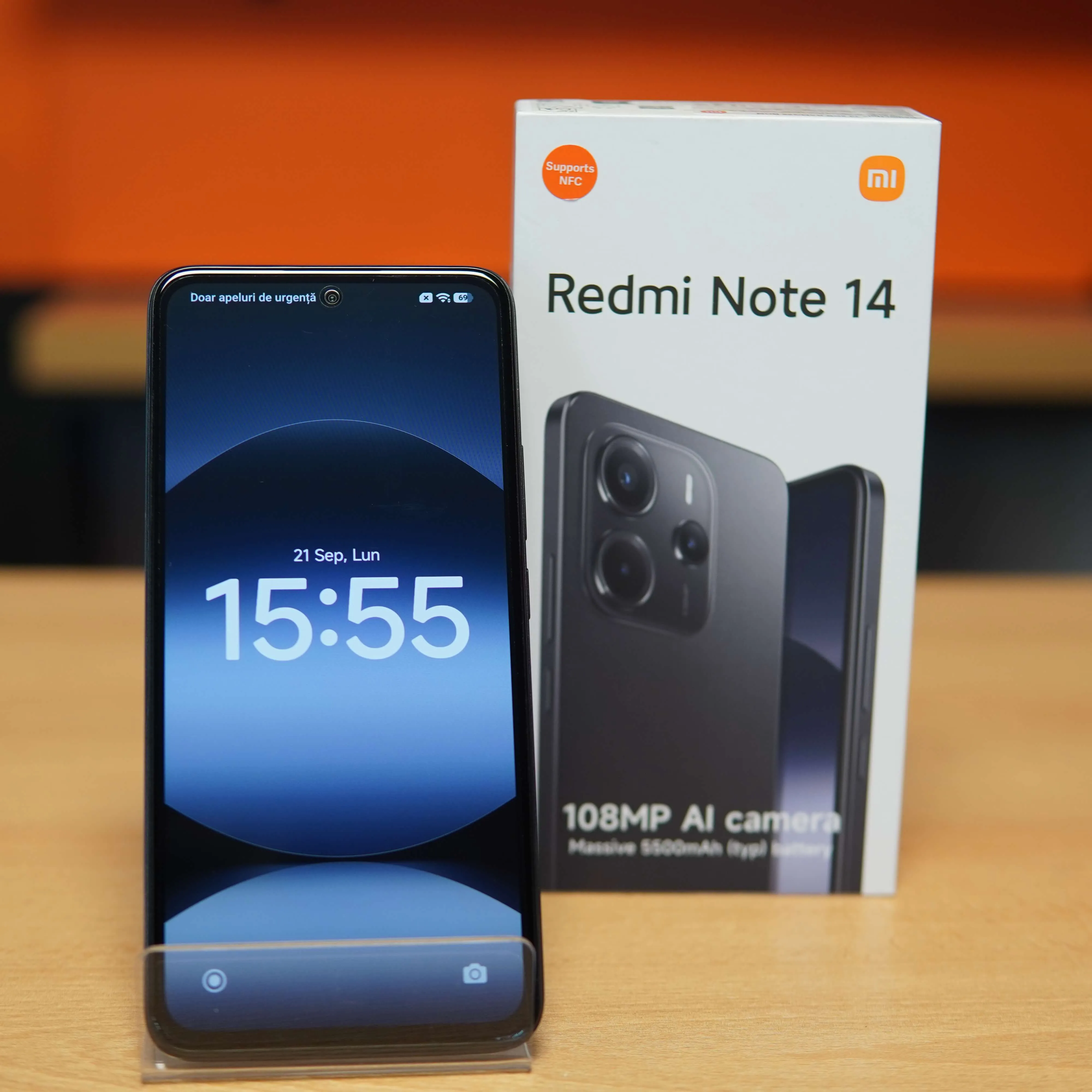 Xiaomi Redmi Note 14 256 GB, 8 GB Ram, Dual Sim, Negru - imagine 2