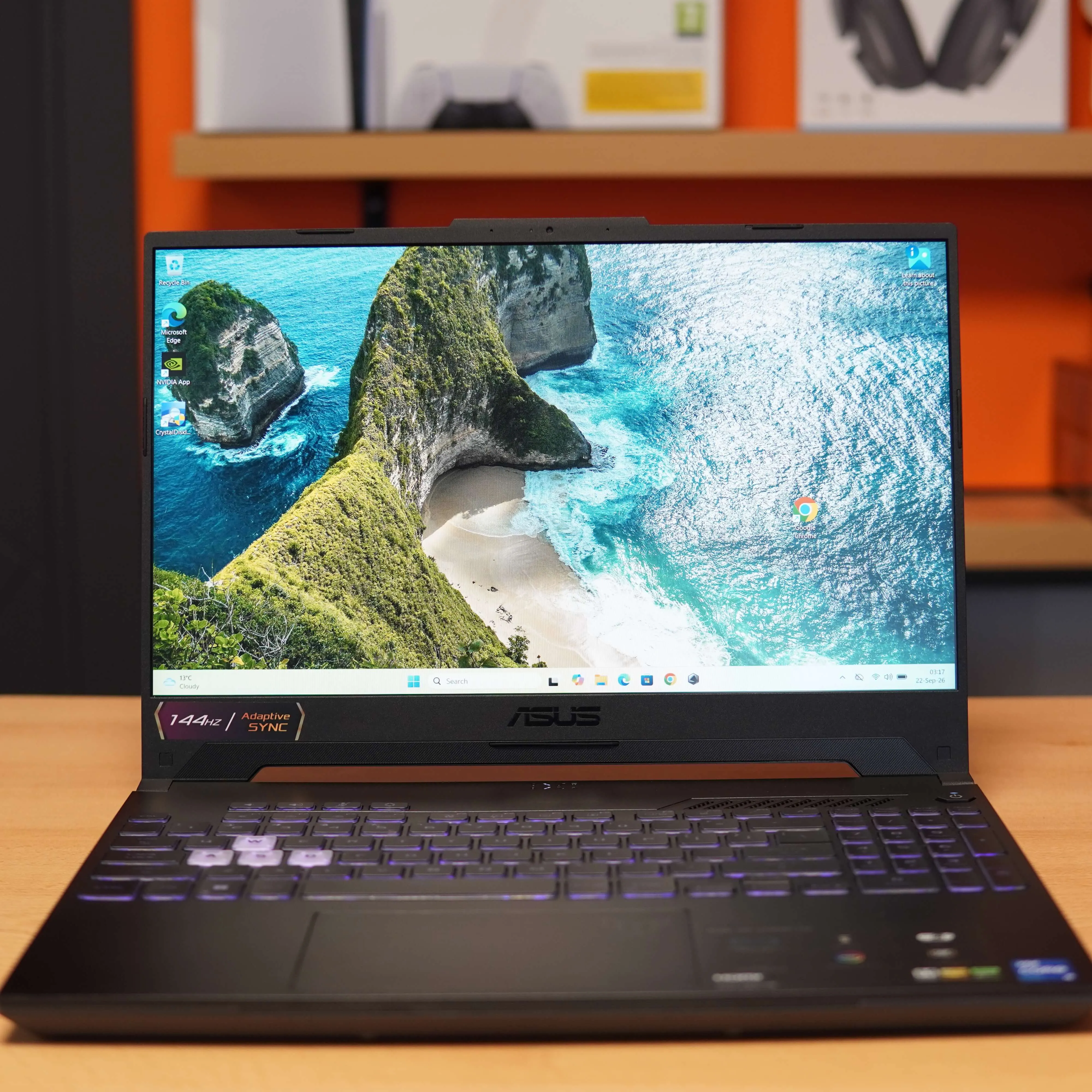 Laptop Gaming Asus TUF Gaming F15 FX507Z 15.6 Inch FHD 144 Hz, i5-12500H, 32 GB RAM DDR4, 512 GB SSD, RTX 3050 4 GB, Negru - imagine 2