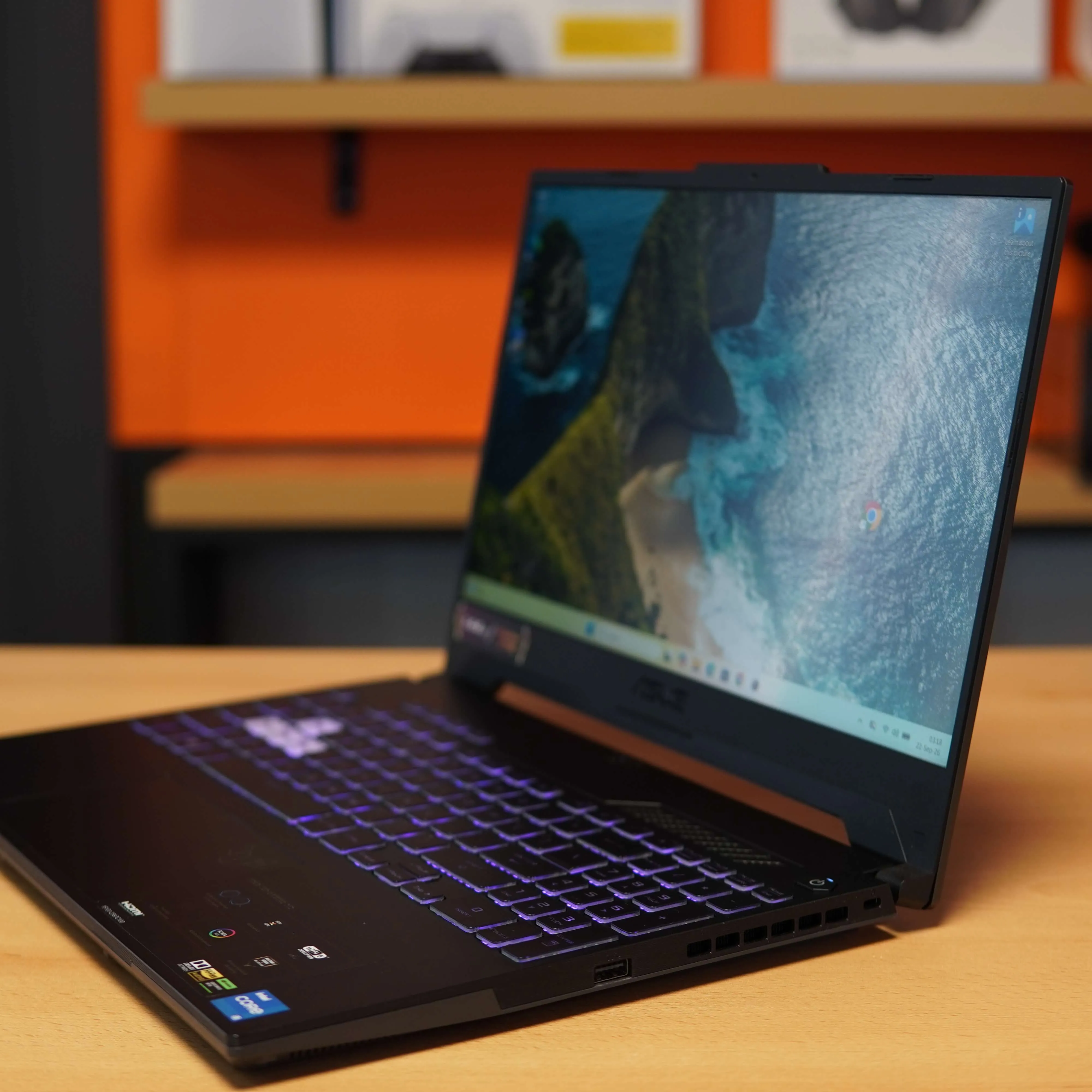 Laptop Gaming Asus TUF Gaming F15 FX507Z 15.6 Inch FHD 144 Hz, i5-12500H, 32 GB RAM DDR4, 512 GB SSD, RTX 3050 4 GB, Negru - imagine 4