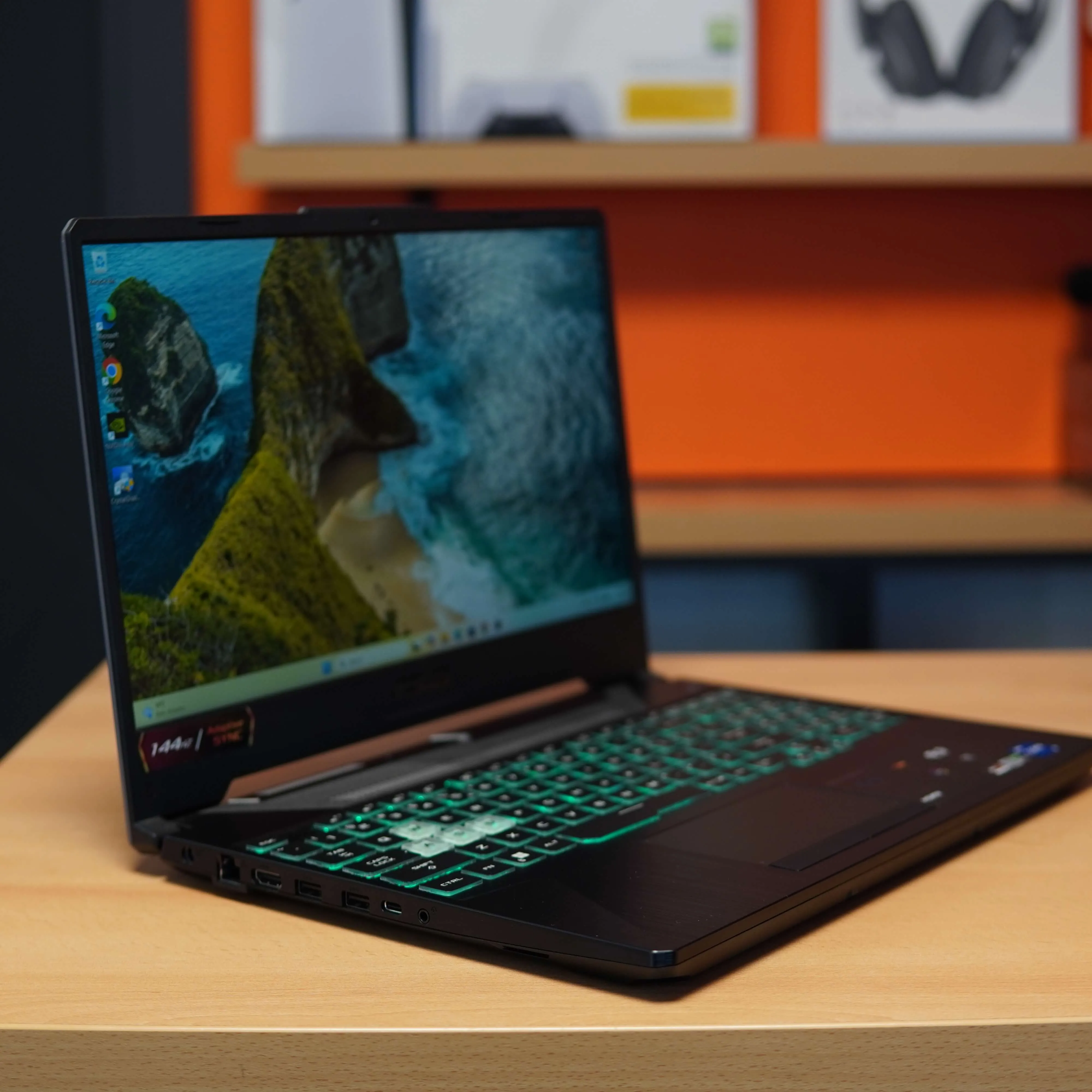 Laptop Gaming Asus TUF Gaming F15 FX506HC, i5-11400h, 8 GB DDR4, 512 GB DDR4, RTX 3050 4 GB, Negru - imagine 4
