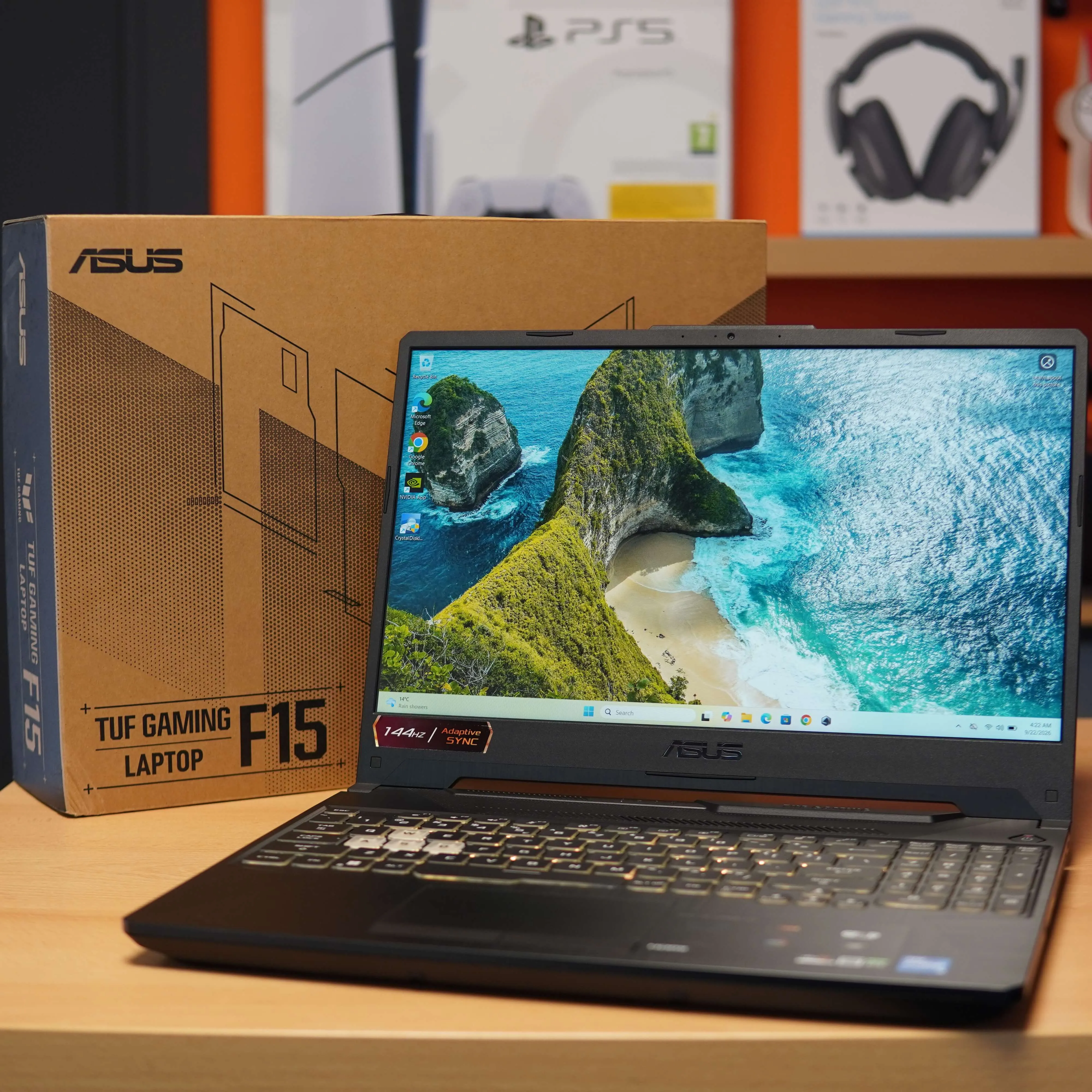 Laptop Gaming Asus TUF Gaming F15 FX506HC, i5-11400h, 8 GB DDR4, 512 GB DDR4, RTX 3050 4 GB, Negru - imagine 2