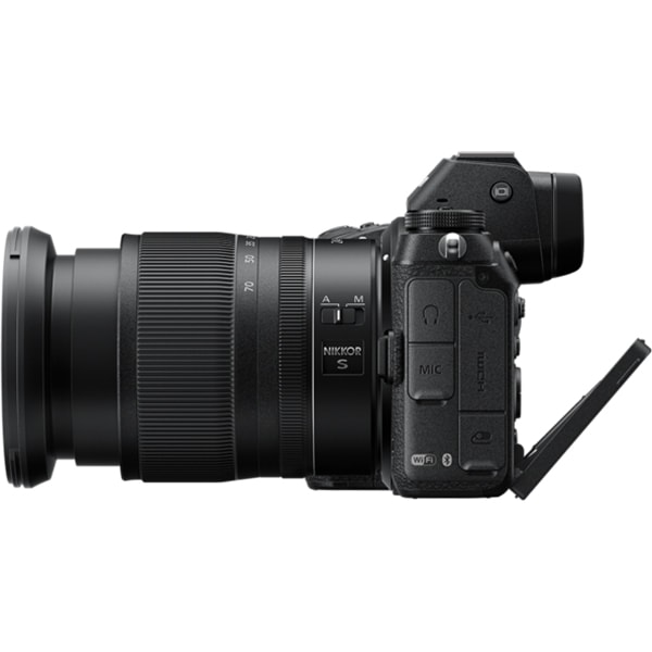 Kit Aparat foto Mirrorless Nikon Z6, Full-Frame, 24.5 MP, 4K, Wi-Fi + Obiectiv Nikon NIKKOR Z 24-70mm f / 4 S, Negru (SHUTTER COUNT 27000) - imagine 3
