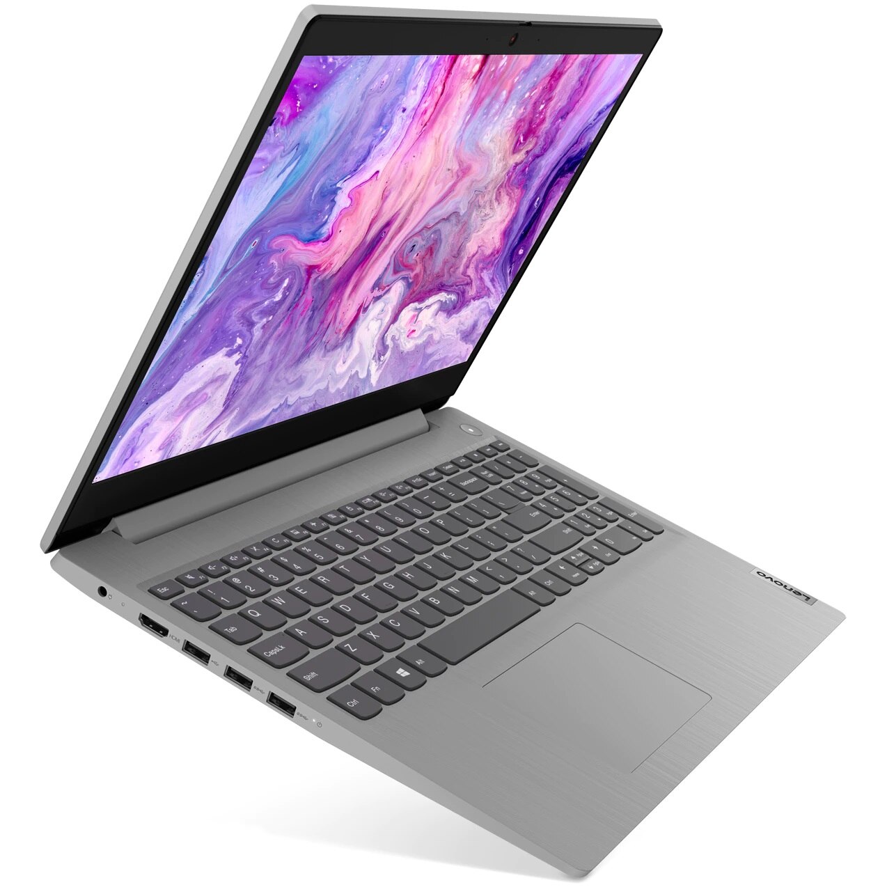 Laptop Lenovo IdeaPad Slim 3 15ABR8, Display 15.6 inch FHD, AMD Ryzen 5 5625u 4.30GHz, 16 Gb RAM DDR4 3200 MHz, SSD 512 Gb NVMe M.2, AMD Radeon Graphics, USB 3.2, USB-C, HDMI, SD Card Reader, Jack 3.5mm, Arctic Grey - imagine 2