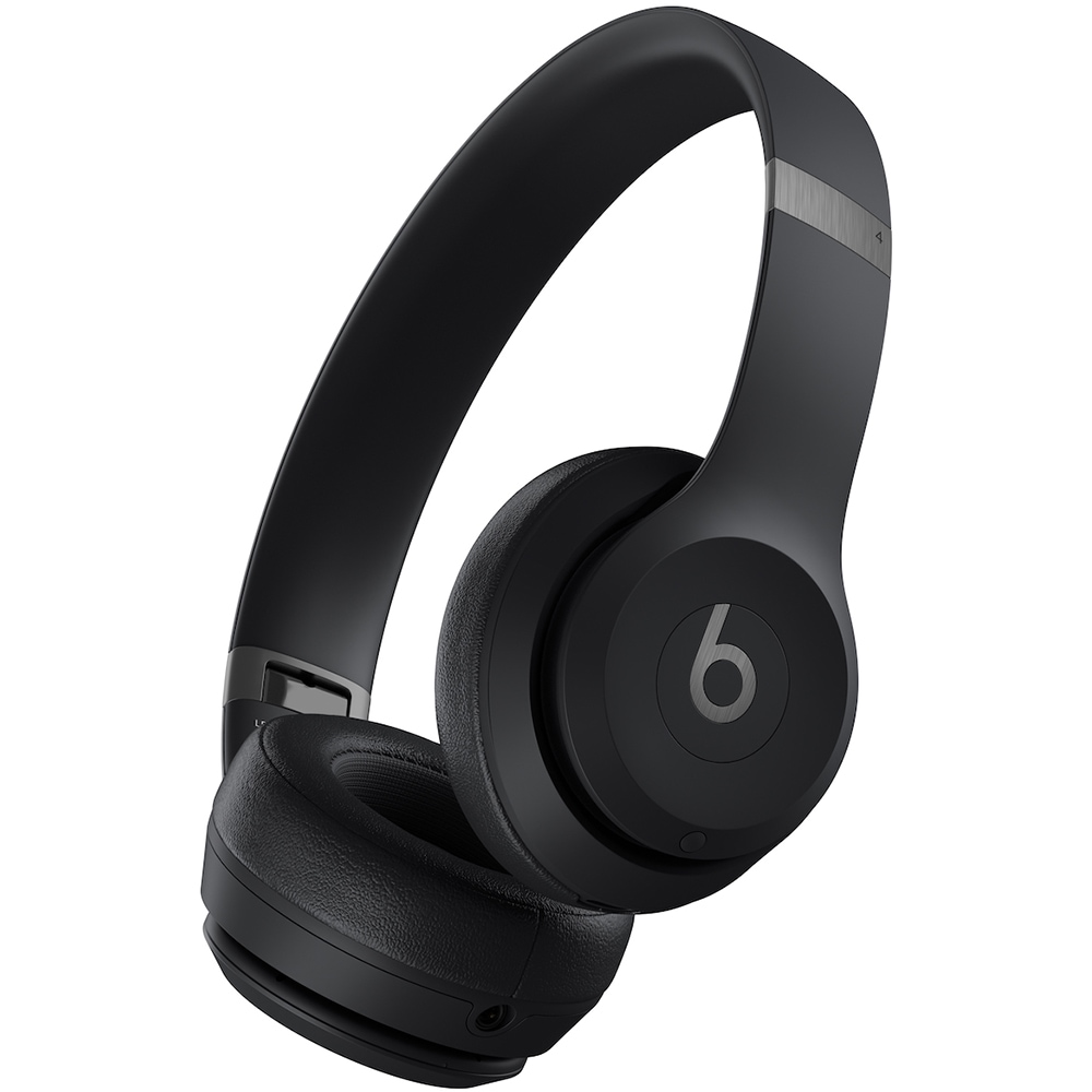 Casti On-ear BEATS Solo 4, Bluetooth, Microfon, Noise Cancelling, Matte Black - imagine 2