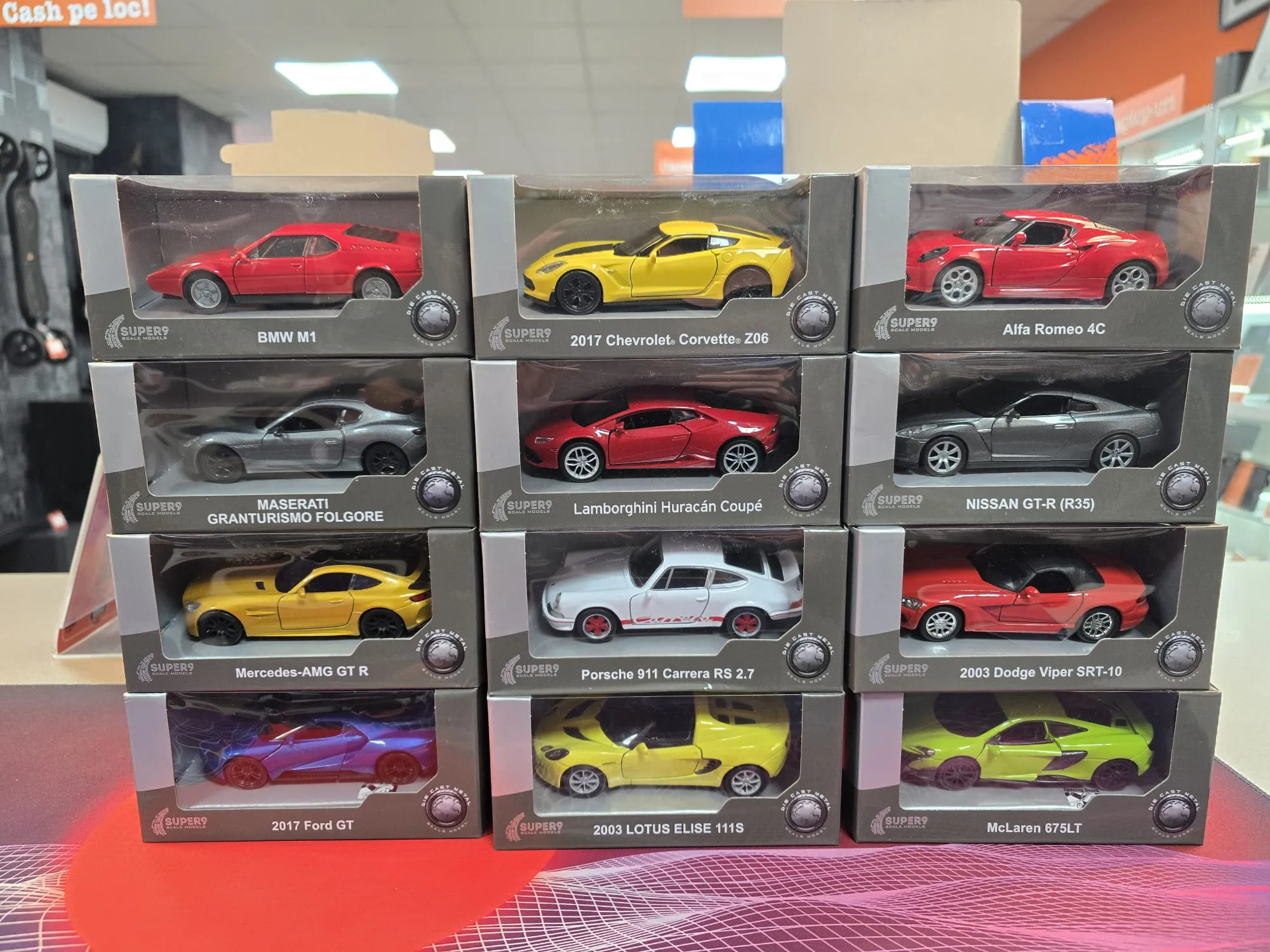 Macheta auto Supercar - Colectia SuperMasini Sport 1:34-1:39 - Diverse Modele
