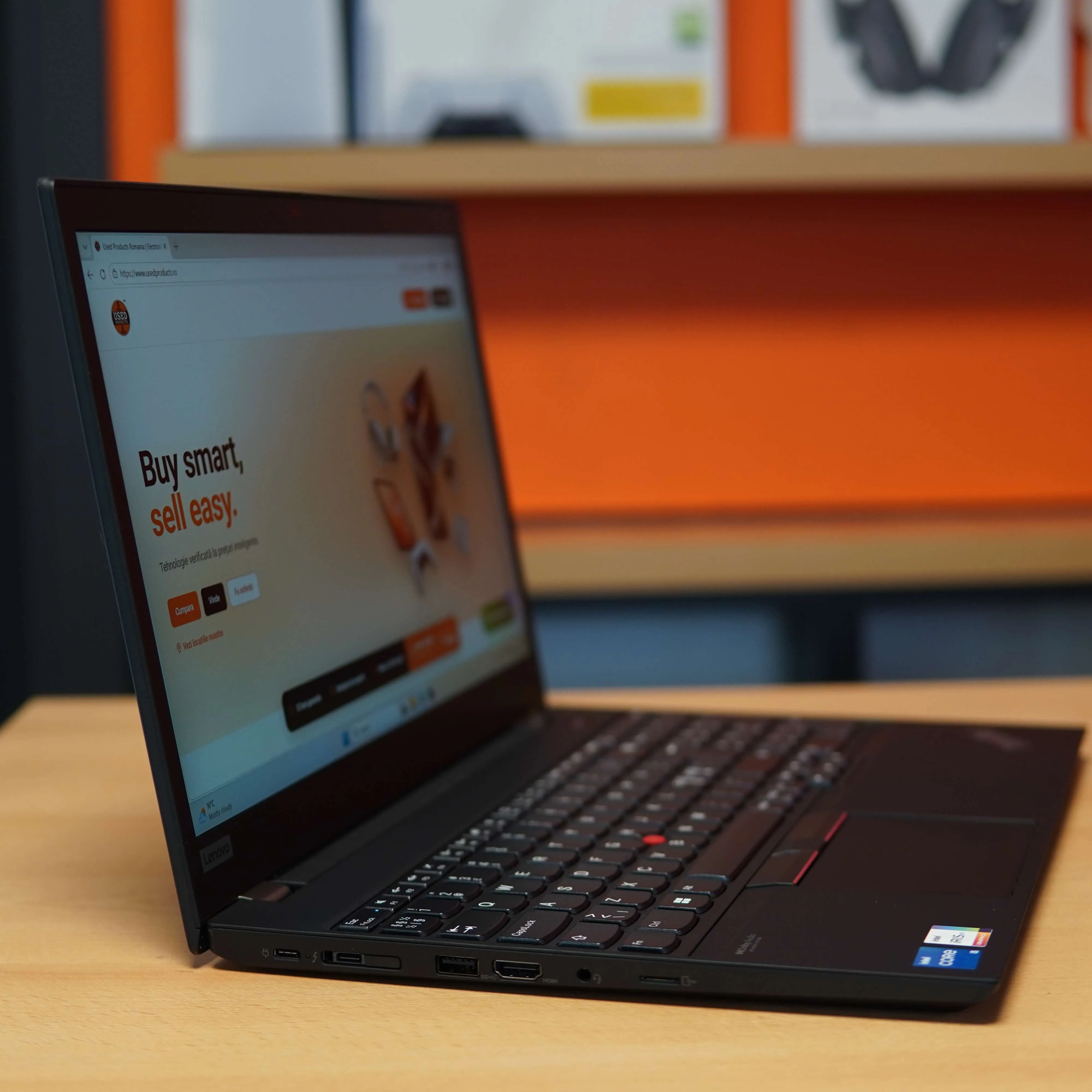Lenovo ThinkPad T15 Gen 2, 15.6'' FHD, i5-1135G7, 16 GB RAM, 256 GB SSD, Negru - imagine 3